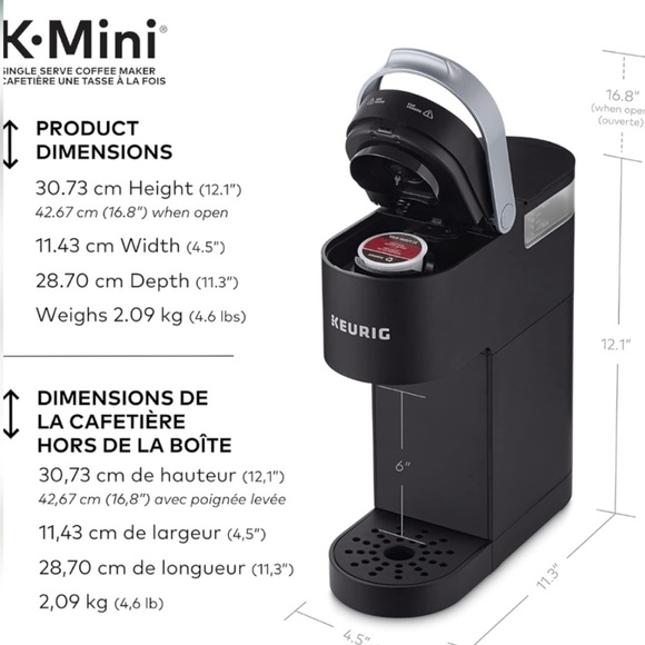 Keurig K-Mini Single-Serve K-Cup Pod Coffee Maker - Black - Picture 2 of 7